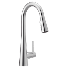 Picture of Moen Sleek 1 Handle High Arc Pull-Down Kitchen Faucet, Chrome