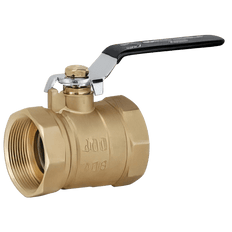 Picture of 1-1/2 inch Brass Standard Port Ball Valve, Imported, Lead-Free, FIP x FIP