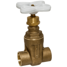 Picture of Nibco 1-1/4 inch 125# Bronze Gate Valve, Lead-Free, FIP x FIP