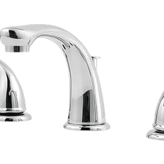 Picture of Pfister 2 Handle Widespread Bathroom Faucet with Pop-Up Drain, 8 to 16 in Centers,  Polished Chrome