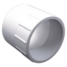 Picture of 2-1/2 inch SCH 40 PVC Female Adapter, Socket x FIP