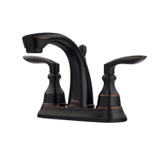 Picture of Pfister Avalon 2 Handle Centerset Bathroom Faucet with Pop-Up Drain, Tuscan Bronze