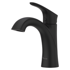 Picture of Pfister Weller 1 Handle Bathroom Faucet with Push-Seal Drain, Matte Black