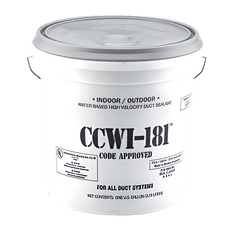 Picture of Carlisle CCWI-181 Indoor/Outdoor Water Based Mastic Duct Sealant, 1 gal Pail, White