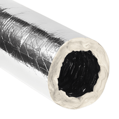 Picture of 12 inch x 25 ft Insulated 2-Ply Polyester Core Flexible Duct, R-Value 6.0