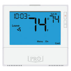 Picture of Pro T800 LCD Single Stage 5-1-1 or 7 Day 2 Heat/2 Cool, 3 Heat/2 Cool Heat Pump Programmable Thermostat