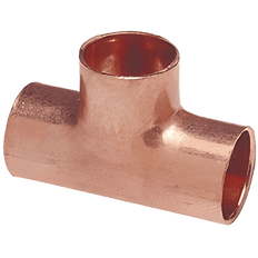 Picture of 1-1/4 inch x 1 inch x 1-1/4 inch Wrot Copper Tee, SWT x SWT x SWT
