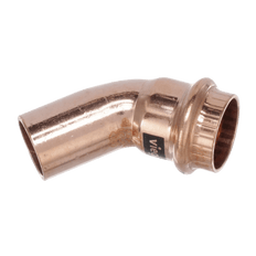 Picture of Viega ProPress 1-1/2 inch 45 Deg Press x Fitting Copper Street Elbow