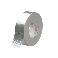 Picture of Venture Tape Metallized Polyethylene Coated Cloth Duct Tape, 2 inch x 60 yd, Silver