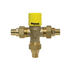 Picture of Webstone Lead-Free 3-Way Brass Thermostatic Mixing Valve, 3/4 inch, MIP