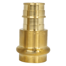 Picture of 1/2 inch Press x PEX 1.65 inch L DZR Lead-Free Brass Coupling