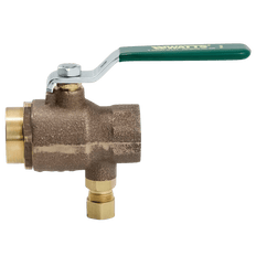Picture of Watts Copper Silicon Alloy Combination Ball Valve And Relief Valve, 125 psi, 3/4 inch Sweat