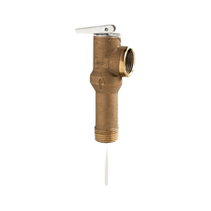 Picture of Watts 3/4 inch Lead-Free Extended Shank Temperature and Pressure Relief Valve, 150/210, For Water Heaters with up to 2-1/2 in. (64mm) of insulation