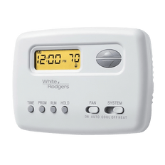 Picture of White-Rodgers 70 LCD 5+2 Day 1 Heat/1 Cool Programmable Digital Thermostat, White