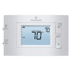 Picture of White Rodgers 80 Series 20 - 30VAC 2-Heat/1-Cool Backlit Display Low Voltage Non-Programmable Thermostat, Gray