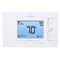 Picture of White Rodgers 80 Series 5 sq. in Large Bright Backlit Display Universal Programmable Thermostat, 45 to 99 Deg F, 7 Day, 5+1+1 Day