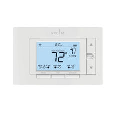 Picture of Sensi 20 to 30VAC 2H/2C (Heat Pump) 2H/2C (Conventional) Wi-Fi Programmable Thermostat, White