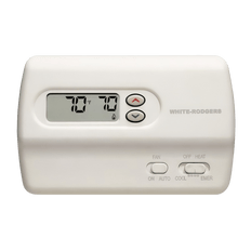 Picture of White Rodgers Classic 80 Series 20 - 30VAC 2-Heat/1-Cool Digital Backlit Display Low Voltage Non-Programmable Thermostat, White