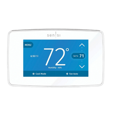 Picture of Sensi 20 to 30VAC 2H/2C (Heat Pump) 2H/2C (Conventional) Wi-Fi Touch Programmable Thermostat, White