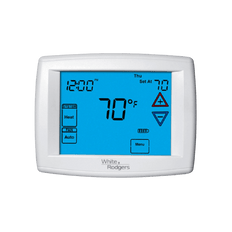Picture of White-Rodgers Touchscreen Single Stage Universal 1 Heat/1 Cool Digital Thermostat, White