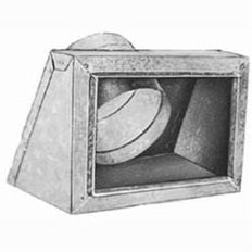 Picture of 6 inch x 10 inch x 6 inch Insulated Box with Slant Top, R6