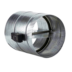 Picture of Galvanized Steel Round Plug-In-Play Automatic Zone Damper, 8 inch, 24 ga
