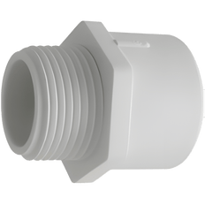 Picture of 1-1/4 inch SCH 40 PVC Male Adapter, Socket x MIP