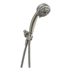 Picture of Delta Universal 5-Setting Shower Mount Hand Shower with Hose, Stainless Steel