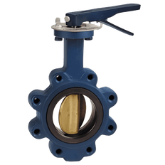 Picture of Nibco 200# Lever Operated Cast Iron Butterfly Valve, 6 inch, Lug