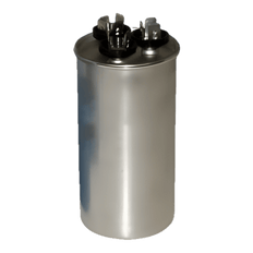 Picture of Jard 60/5 MFD 440VAC Dual Section Round Motor Run Capacitor, Aluminum