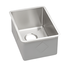 Picture of Elkay No Hole 18 ga Stainless Steel Single Bowl Undermount Kitchen Sink, 31-1/2 inch x 18-1/2 inch x 9 inch, Polished Satin