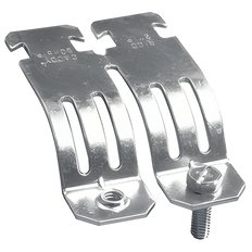 Picture of Electrogalvanized Steel Rigid Single Piece Heavy Duty Strut Clamp, 2-1/2 inch x 12 ga, 800 lb