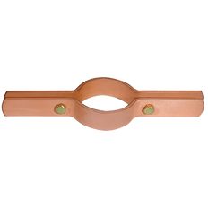 Picture of 1 inch x 9-3/8 inch Copper Tube Riser Clamp, Copper Plated