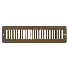 Picture of Toe Space Grille, 10 inch x 2 inch, Brown