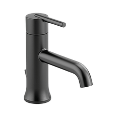 Picture of Delta Trinsic Single Handle Lavatory Faucet With Pop-Up Drain, Matte Black