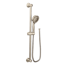 Picture of Moen 4 Function Handheld Shower Kit with Slide Bar and Hose, Brushed Nickel