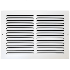 Picture of Heavy Gauge Steel Flat Stamped Face Return Air Filter Grille, 14 inch x 24 inch, White