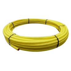 Picture of 1-1/2 inch x 500 ft Yellow MDPE Underground Gas Pipe, PE 2708/2406