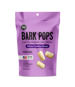 BIXBI Bark Pops for Dogs - White Cheddar Recipe - Holistic Pet Cuisine
