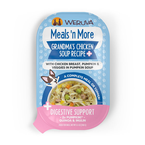 Weruva Grandma's Chicken Soup Recipe Plus with Chicken Breast, Pumpkin & Veggies in Pumpkin Soup