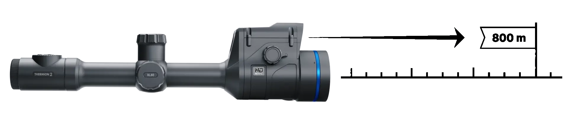 Pulsar Thermion 2  Laser Range Finder Specifications