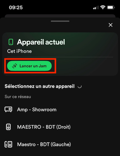 Comment lancer un Jam sur Spotify