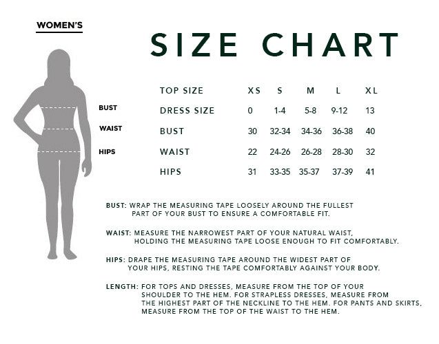 Size Chart – Kloset Envy