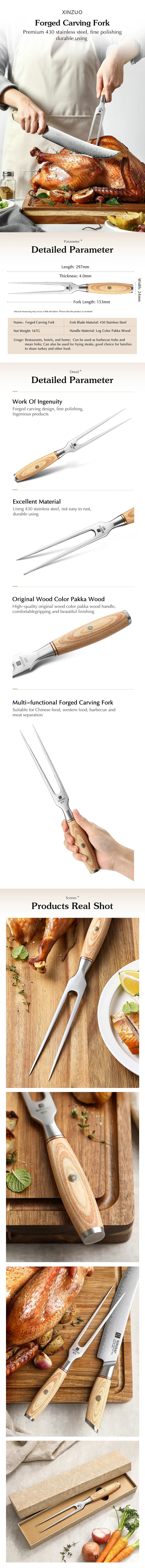 Stainless Steel Meat Fork