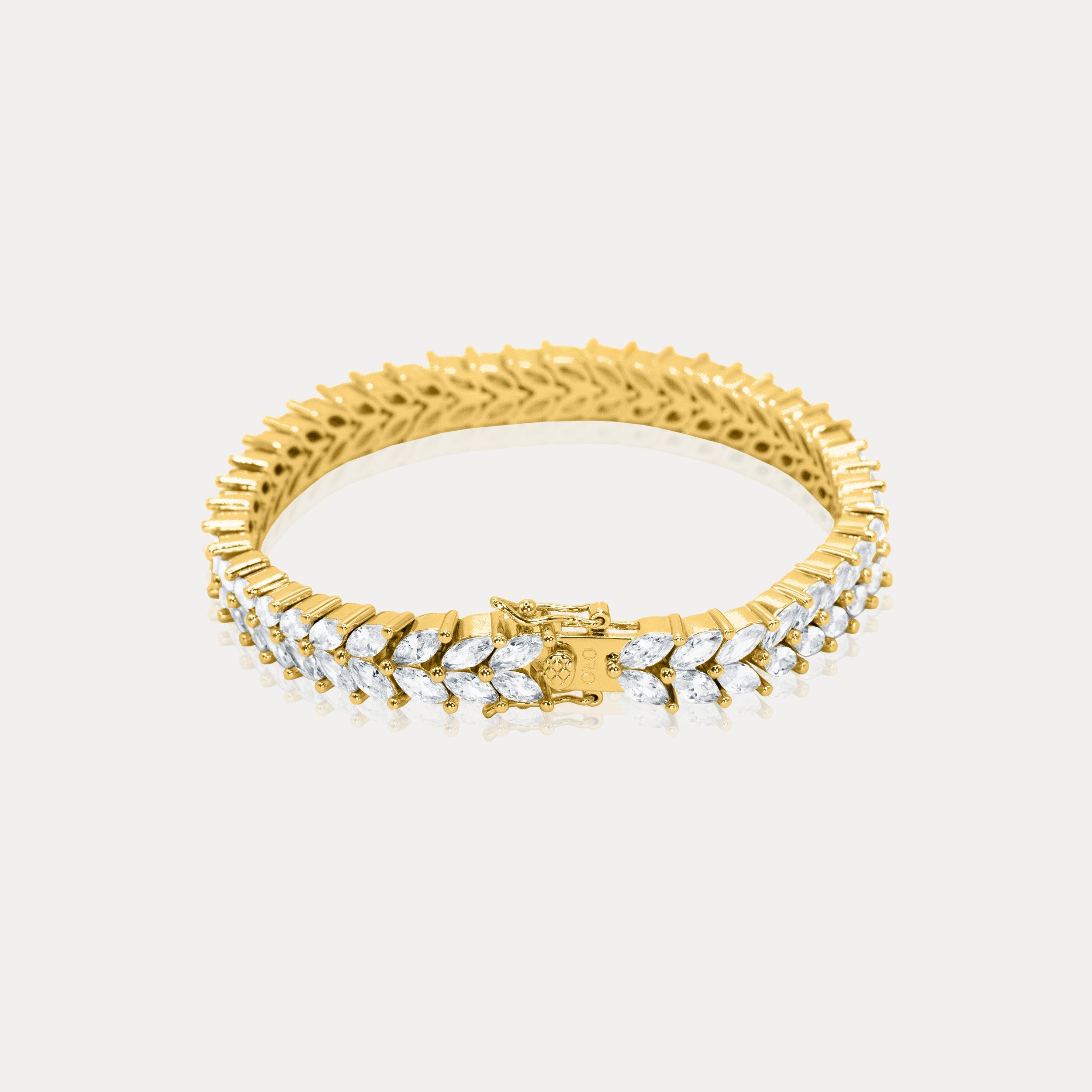 Mamba Tennis Bracelet - Gold