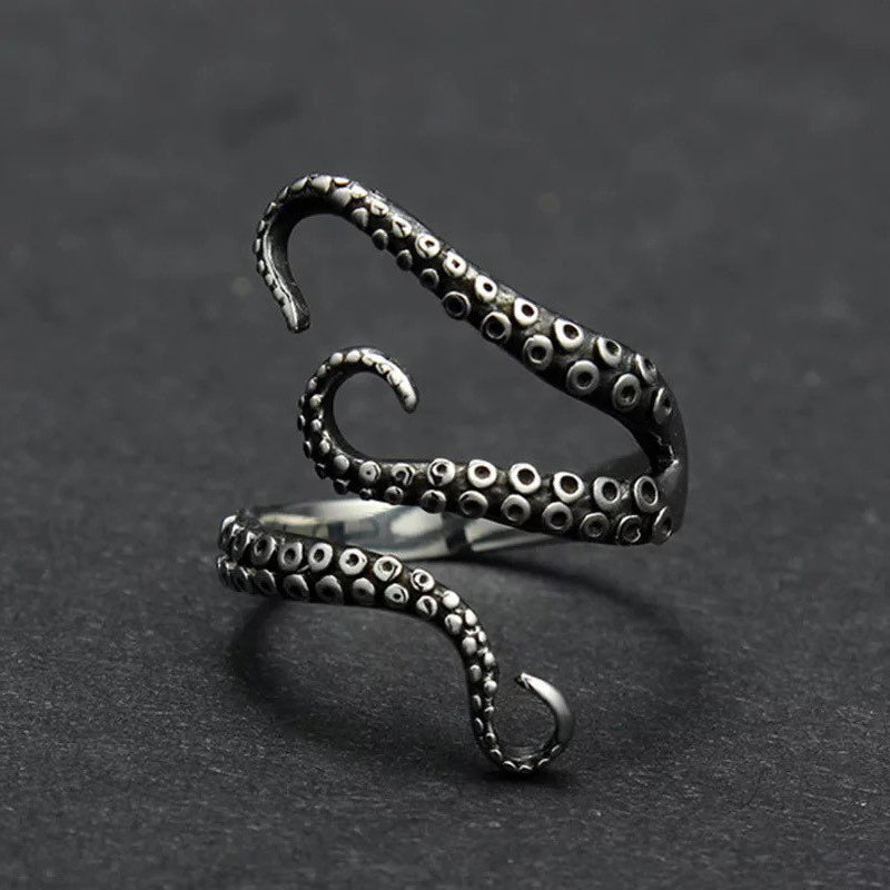 Octopus Arms Ring Rings - GOTH-REAL