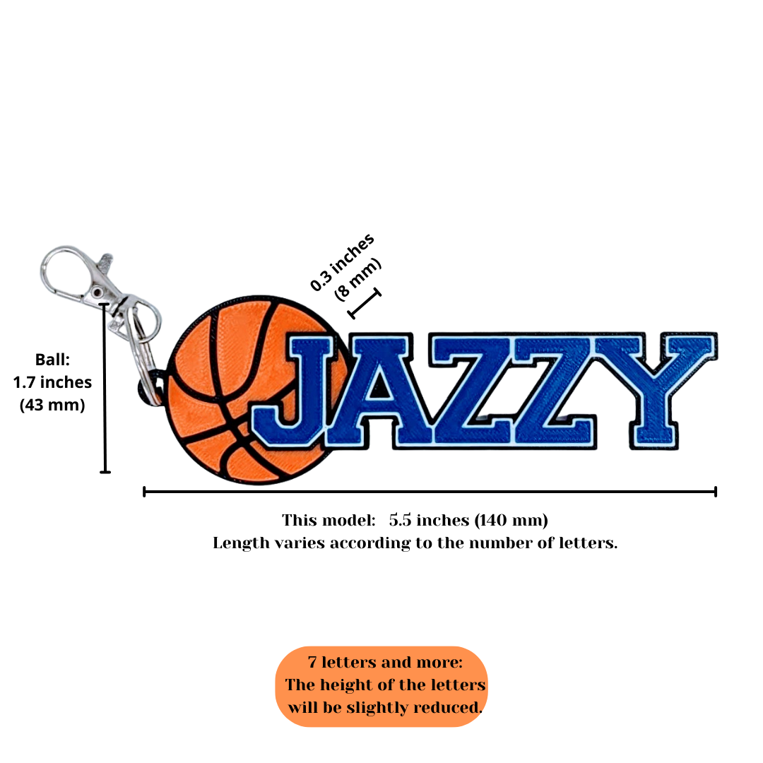 Tableau de taille personnalisé pour étiquette de nom de basket-ball