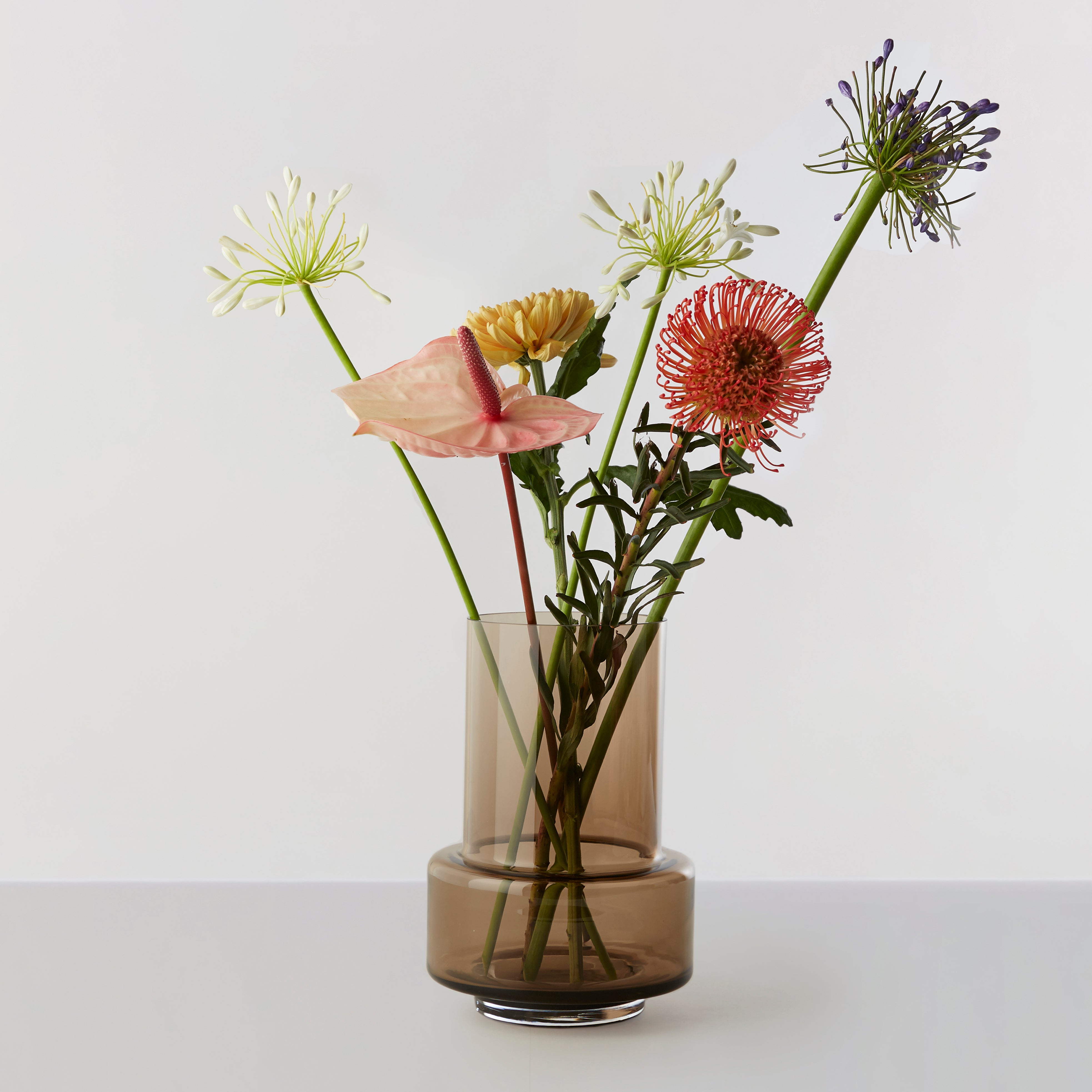 Billede af Hurricane no. 26 - Sepia brown, vase og lysestage