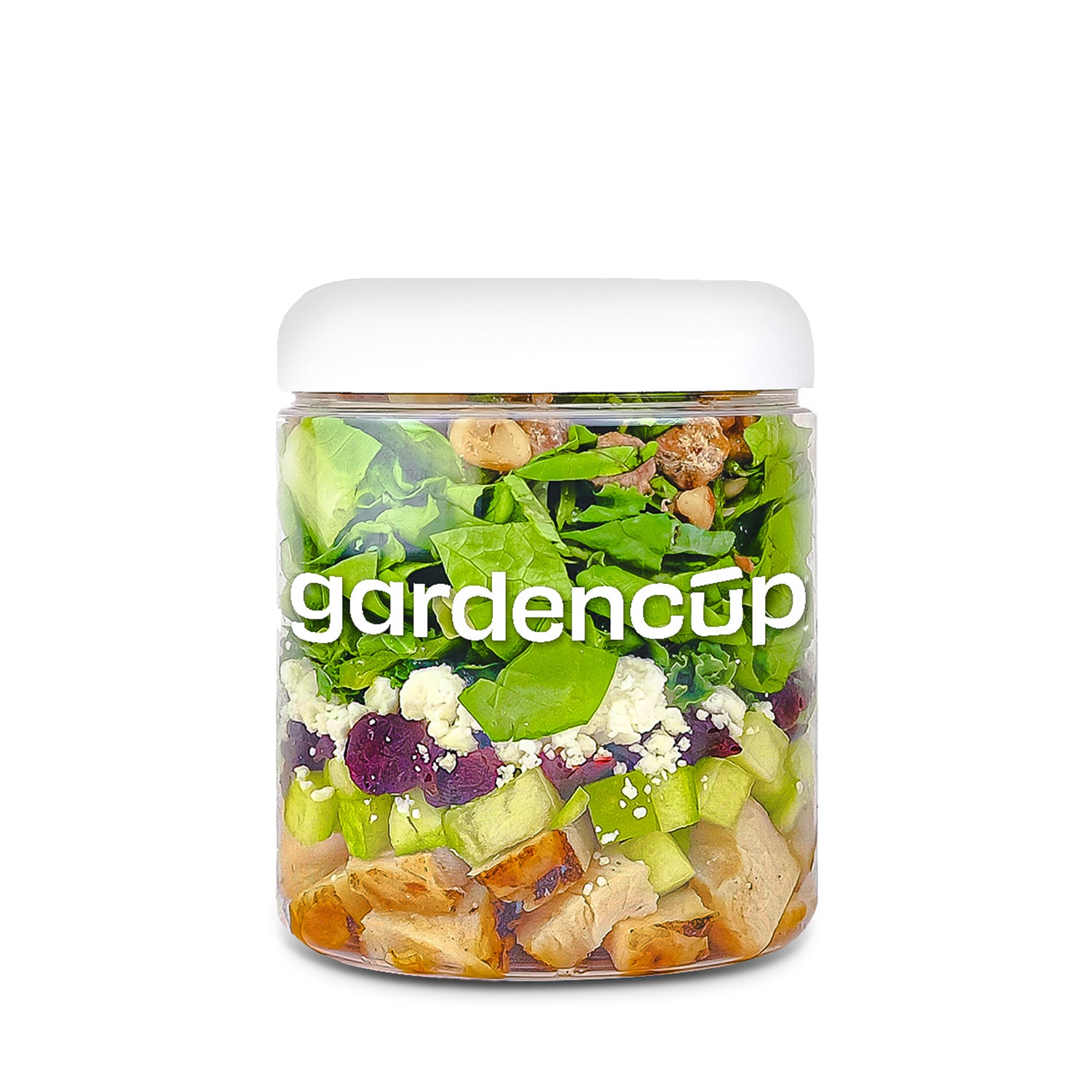 Gardencup - Paquete variado de ensaladas de proteínas preparadas frescas,  listas para comer, listas para comer, (6) tazas de ensalada individuales