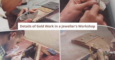 Details of Gold Work in a Jeweller's Workshop
